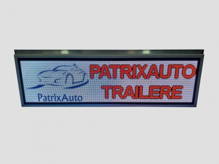 Reclama luminoasa LED pentru PIESE AUTO, dimensiuni 1370mm x 410mm FULL COLOR P5 LED-uri RGB [10]