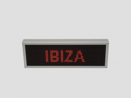 Reclama luminoasa LED pentru PIZZERIE, dimensiuni 730mm x 250mm, P10 LED-uri rosii [9]