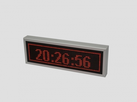 Reclama luminoasa LED pentru PIZZERIE, dimensiuni 730mm x 250mm, P10 LED-uri rosii [5]