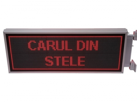 Reclame Fast Food - Reclama luminoasa LED pentru RESTAURANT, dimensiuni 1050mm x 410mm, DUBLA FATA, P10 LED-uri rosii