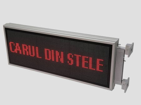 Reclama luminoasa LED pentru RESTAURANT, dimensiuni 1050mm x 410mm, DUBLA FATA, P10 LED-uri rosii [1]