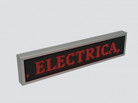 Reclama luminoasa LED pentru VULCANIZARE, dimensiuni 1050mm x 250mm P10 LED-uri rosii [7]
