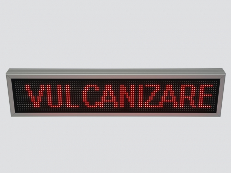 Reclama luminoasa LED pentru VULCANIZARE, dimensiuni 1050mm x 250mm P10 LED-uri rosii [4]