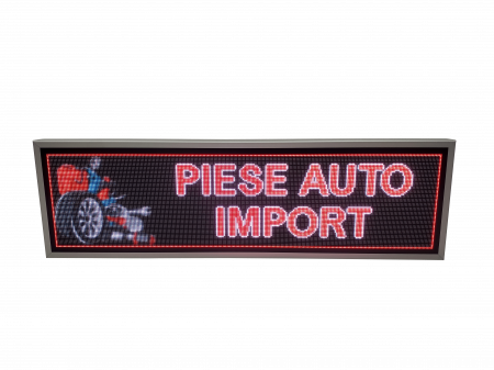 Reclama luminoasa LED-uri pentru VULCANIZARE, dimensiuni 1370mm x 410mm model RGB [4]
