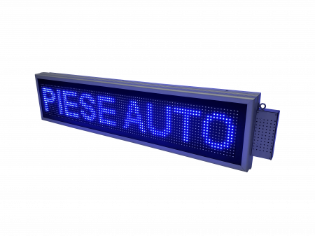 Reclama luminoasa LED-uri PIESE AUTO/VULCANIZARE, dimensiuni 1050mm x 250mm LED-uri albastre [8]