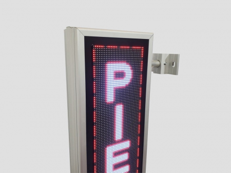 Reclama luminoasa LED verticala pentru SPALATORIE AUTO, DUBLA FATA, dimensiuni 250mm x 1370mm FULL COLOR P5 LED-uri RGB [6]