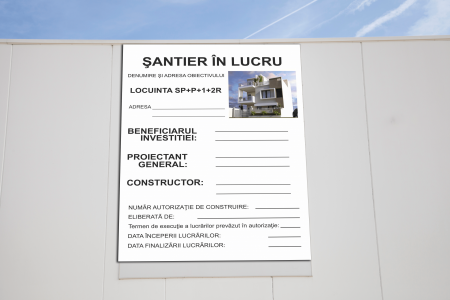 Produse - 600 Panou santier