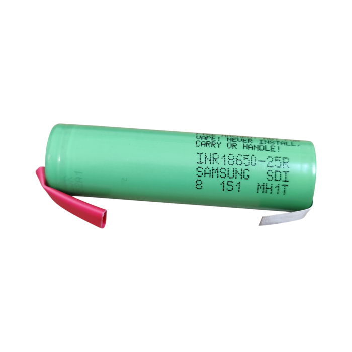Acumulator SAMSUNG INR18650-25R 2500mAh 20A, Celula Li-Ion 18650 cu terminale lipite in U [2]