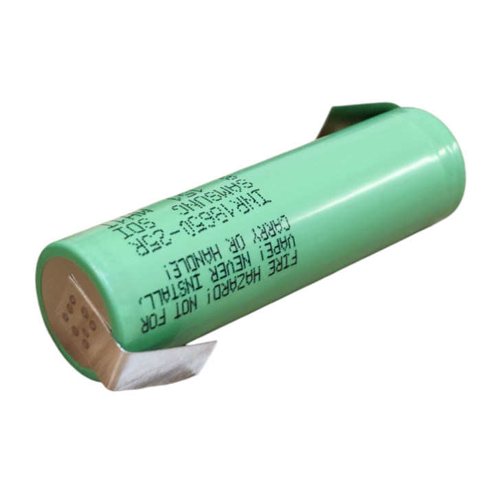 Acumulator SAMSUNG INR18650-25R 2500mAh 20A, Celula Li-Ion 18650 cu terminale lipite in Z [3]
