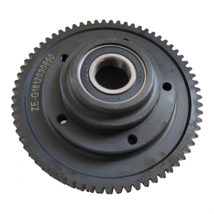 Pinio mare pentru motor BAFANG BBS01/ BBS02, ambrejat cu clichet inclus [2]