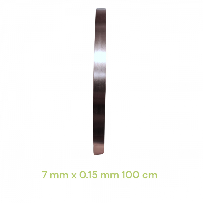 Banda de nichel pur pentru sudura in puncte 7 mm x 0.15 mm 100 cm [2]