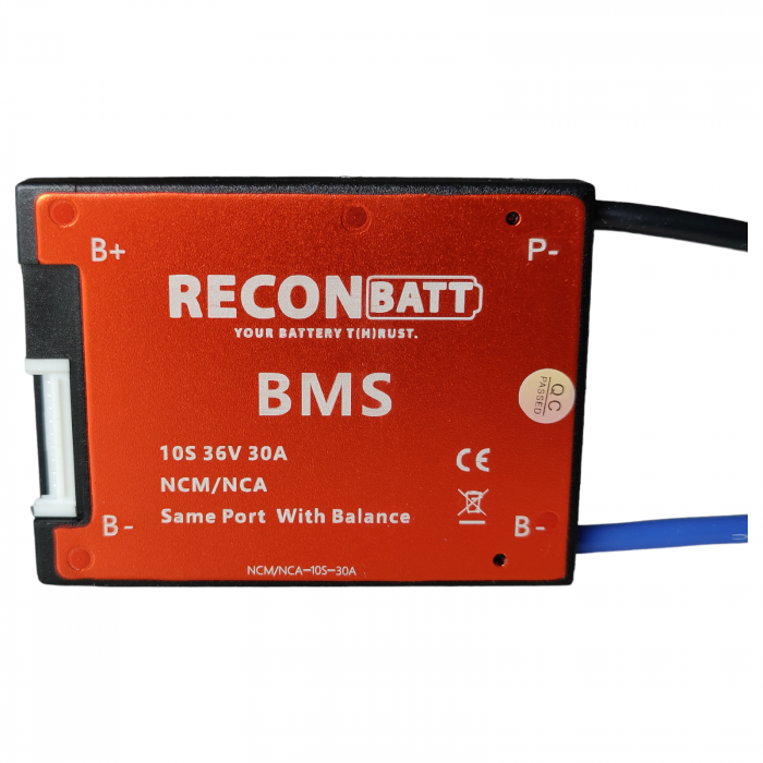 BMS 10S 36V 30A pentru Baterie Litiu Ion - Balansare si Port Comun [2]