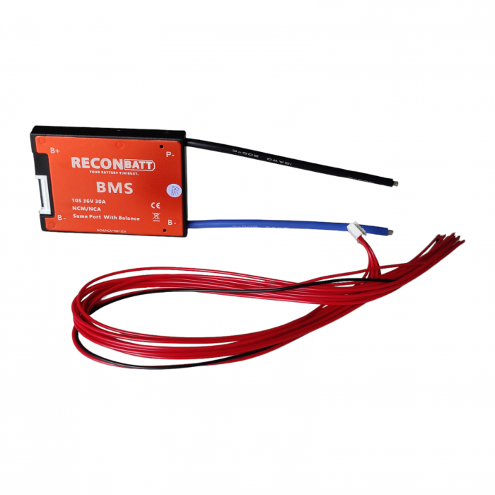 BMS 10S 36V 30A pentru Baterie Litiu Ion - Balansare si Port Comun [4]