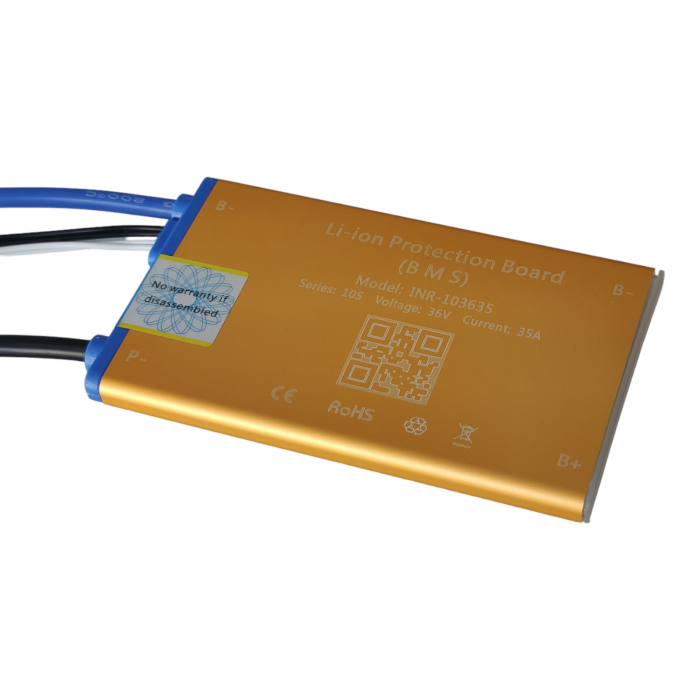 BMS 10S 36V 35A pentru baterii Li-Ion -Balansare si Port Comun [2]