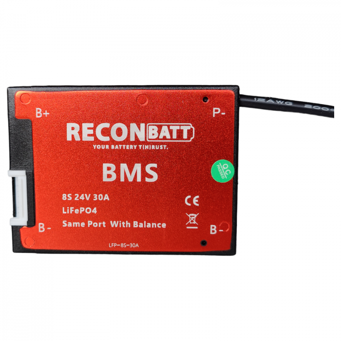 BMS 8S 24V 30A pentru Baterie LiFePO4 - Protecție Avansată și Balansare Eficientă a Bateriei [2]