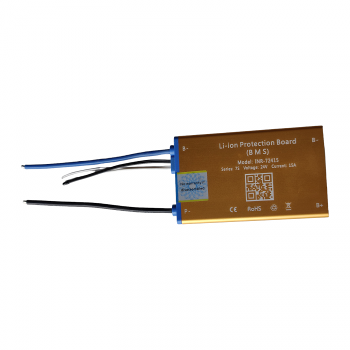 BMS 7S 24V 15A pentru baterii Li-Ion- Balansare si Port Comun [1]