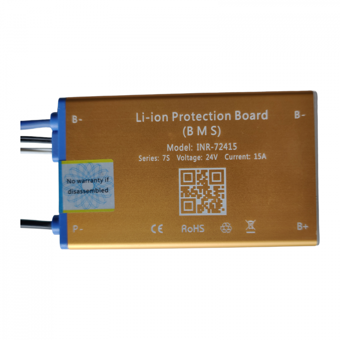 BMS 7S 24V 15A pentru baterii Li-Ion- Balansare si Port Comun [2]