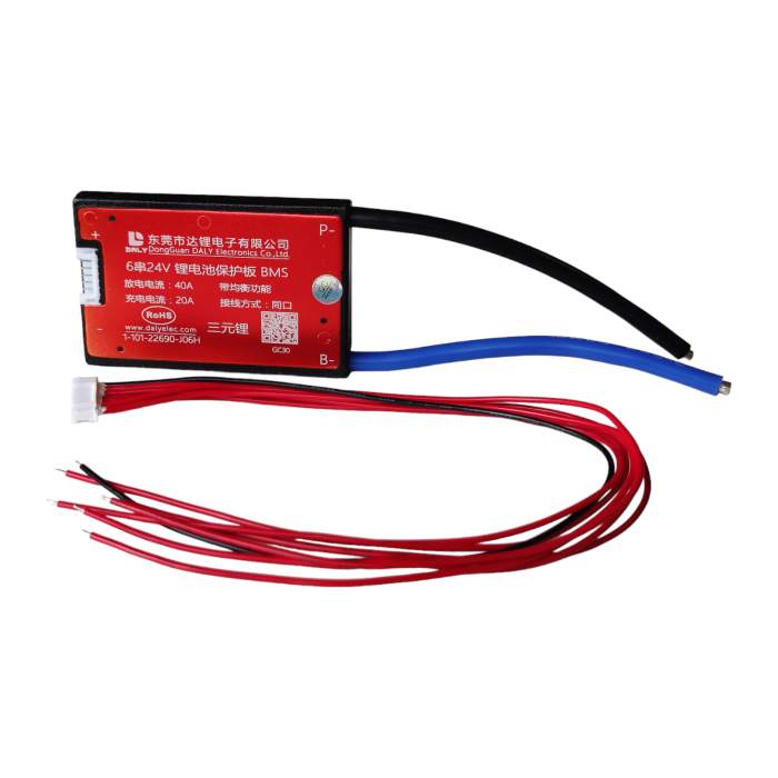 BMS Daly 6S 24V 40A pentru baterii Li-Ion -Balansare si Port Comun [3]