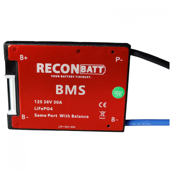 BMS 12S 36V 30A pentru Baterie LiFePO4 - Protectie Avansata si Balansare Eficienta a Bateriei [2]