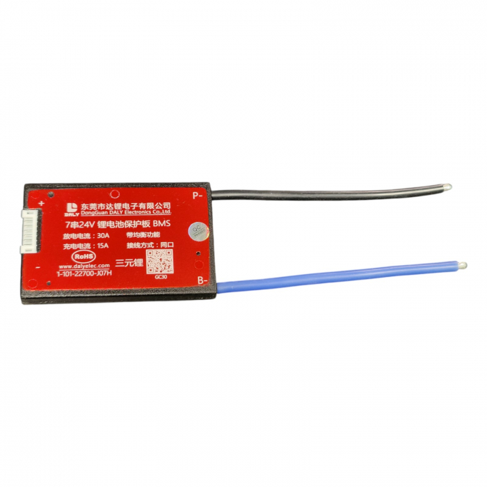 BMS Daly 7S 24V 30A pentru baterii Li-Ion -Balansare si Port Comun [2]