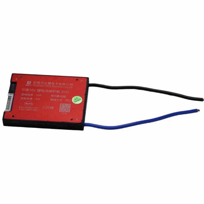 BMS Litiu Ion 10S, 36V, 20A cu functie de balansare si port comun [2]