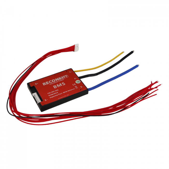 BMS 10S 36V 30A pentru Baterie Litiu Ion - Balansare si Port Separat [4]