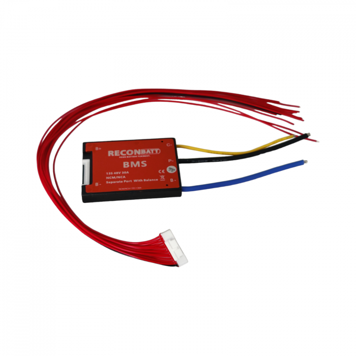 BMS 13S 48V 30A pentru Baterie Litiu Ion - Balansare si Port Separat [4]