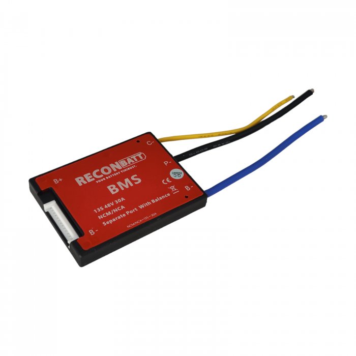 BMS 13S 48V 30A pentru Baterie Litiu Ion - Balansare si Port Separat [2]