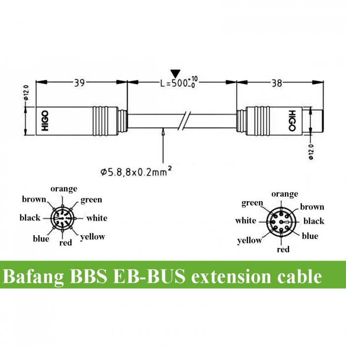 Cablu extensie motor BAFANG [2]