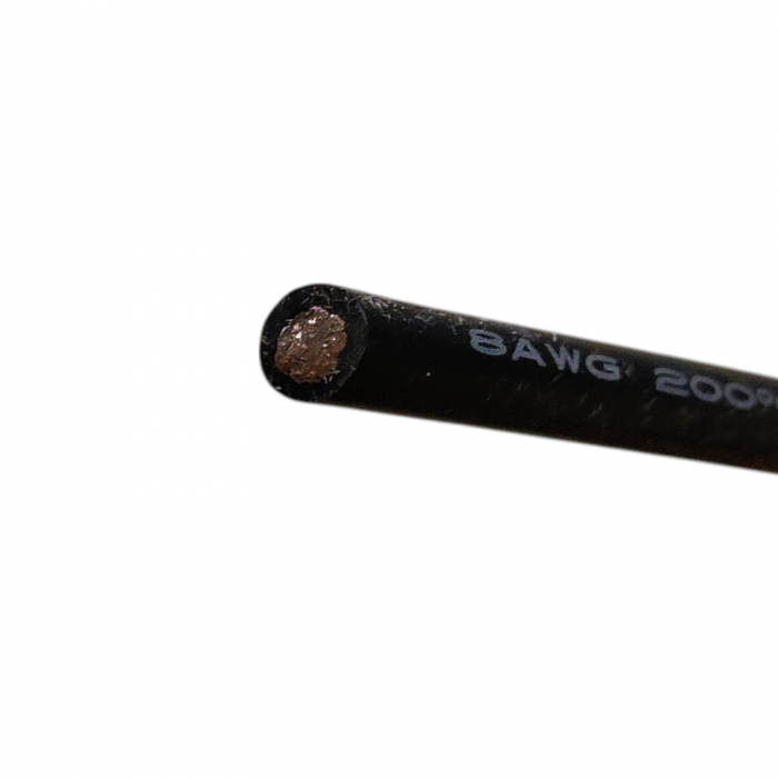 Cablu Siliconic Negru AWG 8 - Conductor Gros pentru Aplicatii de Inalta Putere [3]