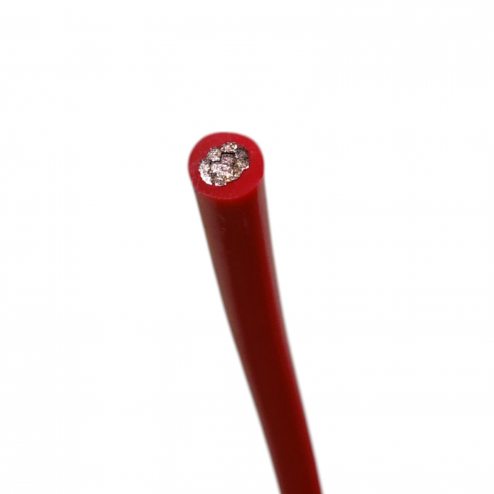Cablu Siliconic Rosu AWG 8 - Conductor Gros pentru Aplicatii de Inalta Putere [4]