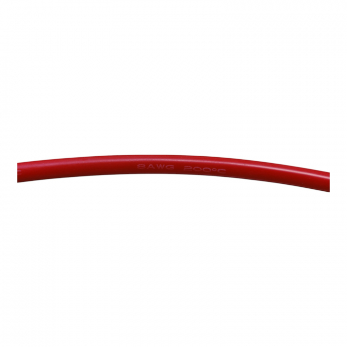 Cablu Siliconic Rosu AWG 8 - Conductor Gros pentru Aplicatii de Inalta Putere [2]