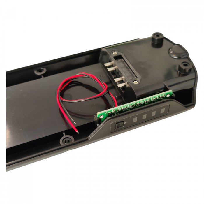 Carcasa REENTION Polly DP-2170-5 DP-5 pentru baterie bicicleta electrica 36V, 48V, 52V 56 celule tip 21700, mufa incarcare 5A si siguranta fuzibila [4]