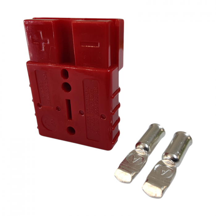 Conector Anderson 50A Rosu sau Negru SB50 – Cuplaj Rapid pentru Baterii și Sisteme Solare [4]