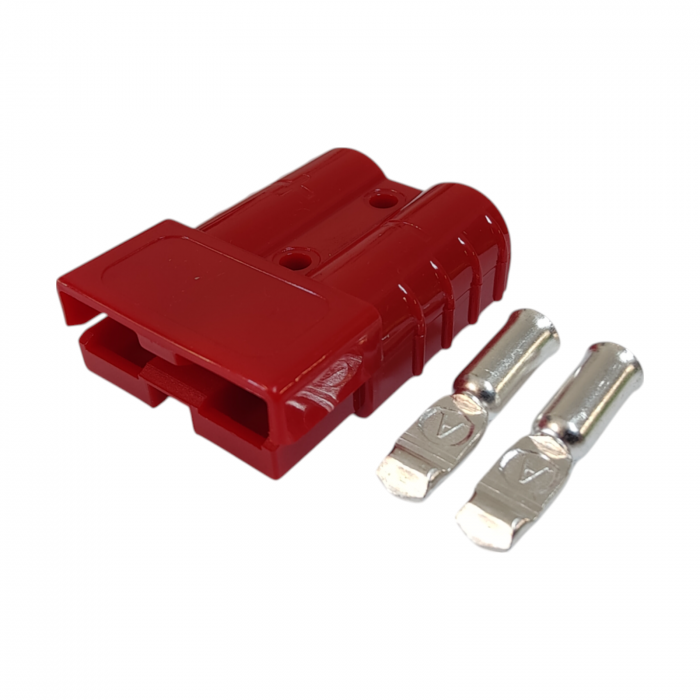 Conector Anderson 50A Rosu sau Negru SB50 – Cuplaj Rapid pentru Baterii și Sisteme Solare [2]