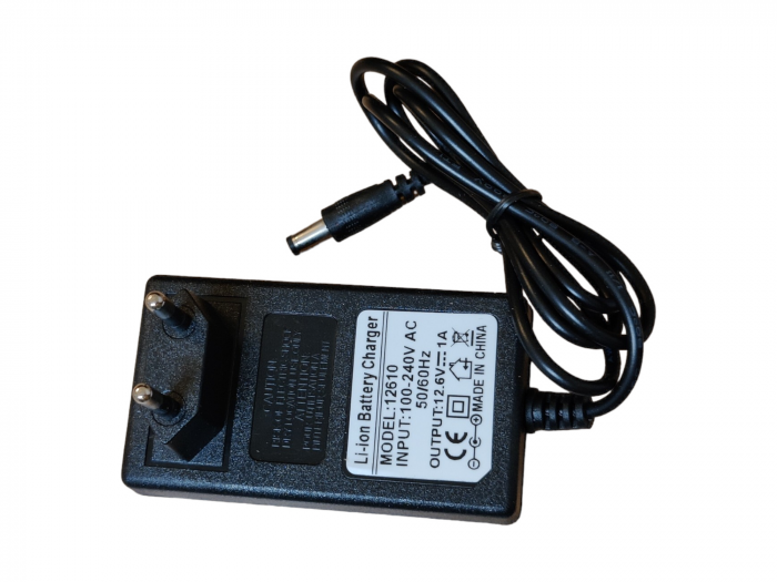 Incarcator 12.6V/ 1A pentru baterie Li-Ion [2]
