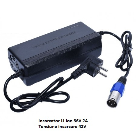Incarcator 42V/ 2A pentru baterie Li-Ion de 36V [1]