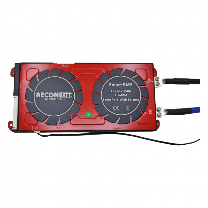 Smart BMS LFP 16S, 48V, 150A cu functie de balansare, Bluetooth, port comun [8]