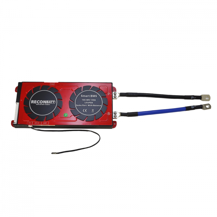 Smart BMS LFP 16S, 48V, 150A cu functie de balansare, Bluetooth, port comun [2]