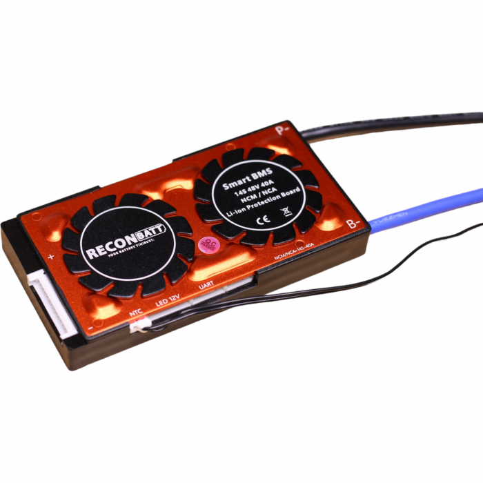 Smart BMS 14S 52V 40A pentru baterie  Li-Ion - Balansare si conectivitate Bluetooth [2]