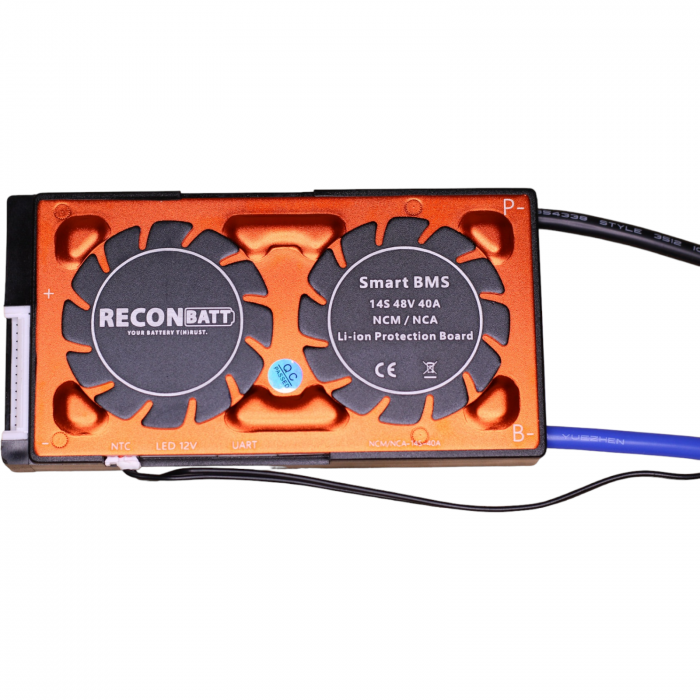 Smart BMS 14S 52V 40A pentru baterie  Li-Ion - Balansare si conectivitate Bluetooth [5]