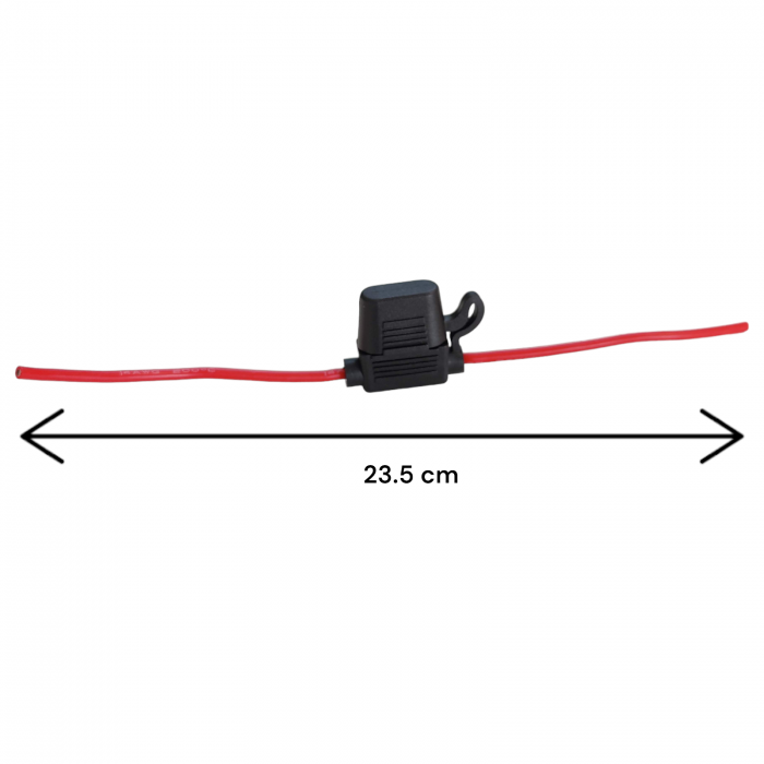 Suport siguranta cu cablu siliconic 14AWG+ siguranta 30A [5]