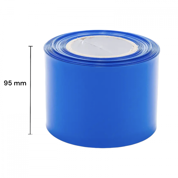 Tub PVC termocontractabil pentru acumulatori, diametru 95 mm [1]