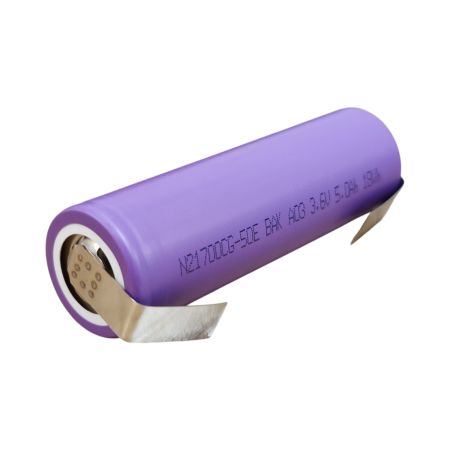 Celule Li-ion - Acumulator BAK N21700CG-50E 5000mAh14.7A, Celula Li-Ion 21700 cu terminale lipite in U