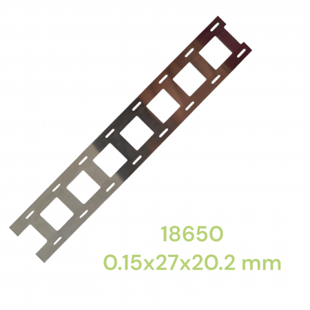 Nichel - Banda de nichel pur 2P pentru celule li-ion 18650 cu suporti de plastic