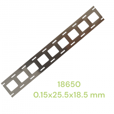 Accesorii acumulatori - Banda de nichel pur 2P pentru celule li-ion 18650 fara suporti de plastic