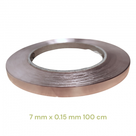 Nichel - Banda de nichel pur pentru sudura in puncte 7 mm x 0.15 mm 100 cm