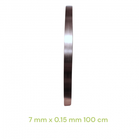 Banda de nichel pur pentru sudura in puncte 7 mm x 0.15 mm 100 cm [1]