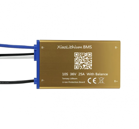 BMS - BMS 10S 36V 25A cu Port Comun pentru Baterii Li-Ion