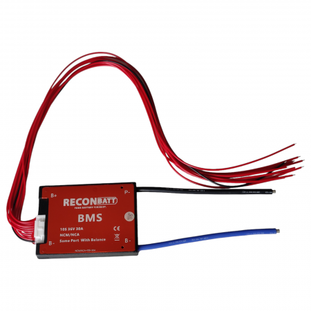 BMS - BMS 10S 36V 30A pentru Baterie Litiu Ion - Balansare si Port Comun